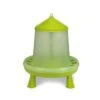 Mangeoire Poule En Plastique Gamme Eco 8Kg Verte Avec Pieds - Gaun 2 Mangeoire Poule En Plastique Gamme Eco 8Kg Verte Avec Pieds - Gaun -Volaille Magasin 11152 1 1