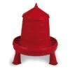 Mangeoire Poule En Plastique Gamme Eco 4Kg Rouge Avec Pieds - Gaun 1 Mangeoire Poule En Plastique Gamme Eco 4Kg Rouge Avec Pieds - Gaun -Volaille Magasin 11153