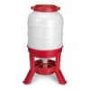 Mangeoire à Trémie Poule En Plastique Avec Pieds 40L Rouge Et Blanche - Gaun 2 Mangeoire à Trémie Poule En Plastique Avec Pieds 40L Rouge Et Blanche - Gaun -Volaille Magasin 11270