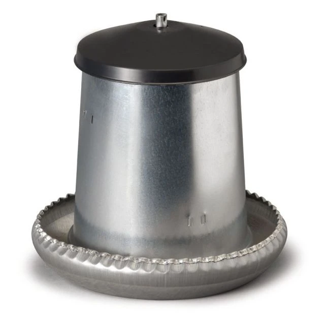 Kit 4/6 Poules Abreuvoir Inox 8L Et Mangeoire Galvanisé 5Kg – Image 2