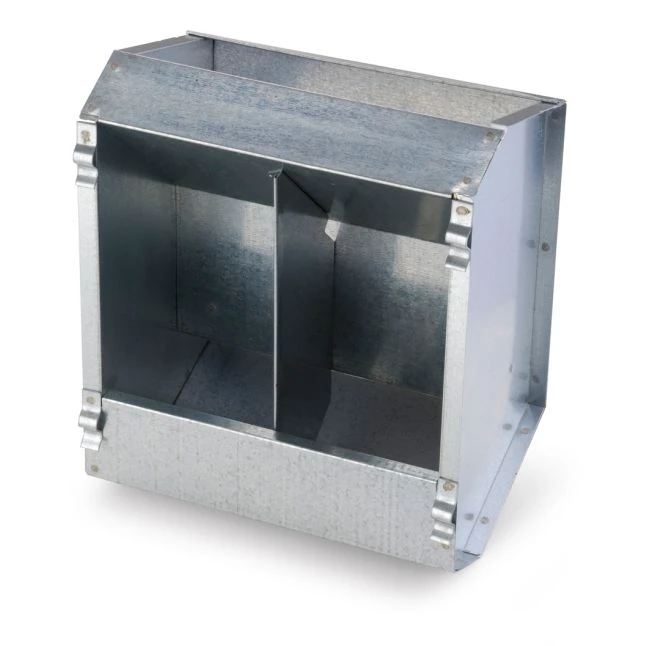 Mangeoire Galvanisé 2.5Kg Small Sans Couvercle 3 Mangeoire Galvanisé 2.5Kg Small Sans Couvercle