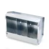 Mangeoire Galvanisé 4Kg Avec Couvercle 2 Mangeoire Galvanisé 4Kg Avec Couvercle -Volaille Magasin 135 mangeoire en t le galvanis e pour lapins 3 compartiments sans couvercle 1