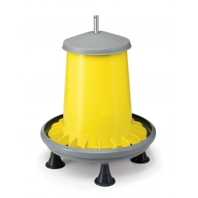 Mangeoire à Trémie Poule Tige Métal Et Pieds Arcus 7Kg - River Systems 3 Mangeoire à Trémie Poule Tige Métal Et Pieds Arcus 7Kg - River Systems