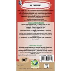 Ail En Poudre Pour Poule Recharge 500g - Prefor -Volaille Magasin 21152010 1