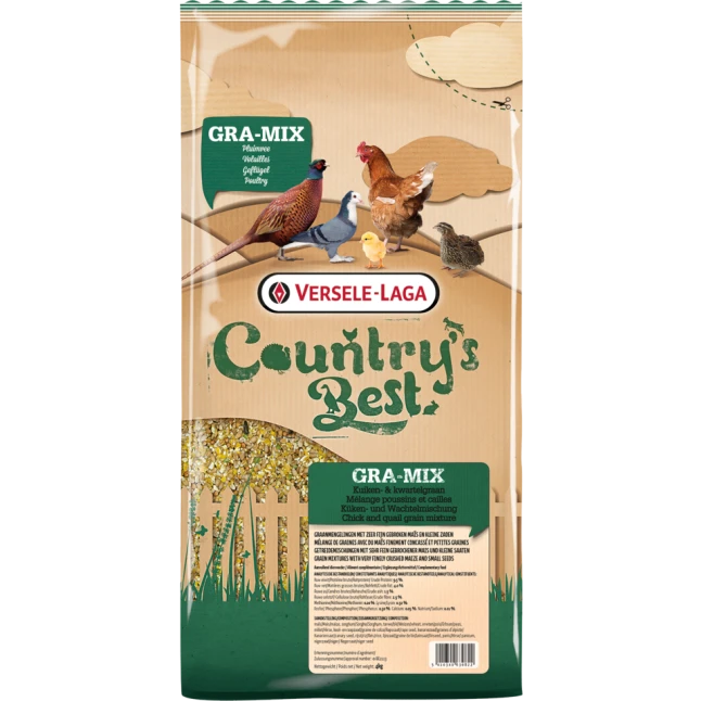 VERSELE-LAGA Mélange Pour Poussins Et Cailles Country’s Best Gra-Mix 20kg+4kg OFFERT - Versele Laga 3 VERSELE-LAGA Mélange Pour Poussins Et Cailles Country’s Best Gra-Mix 20kg+4kg OFFERT - Versele Laga