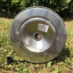 Abreuvoir Poule En Acier Inoxydable 4L - Gaun -Volaille Magasin abreuvoir inox volaille 4l vue dessous bouchon ouvert