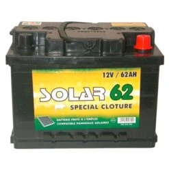 Accumulateur Pour électrificateur De Clôture Poule Et Volaille Solar 12V / 62Ah - Lacmé