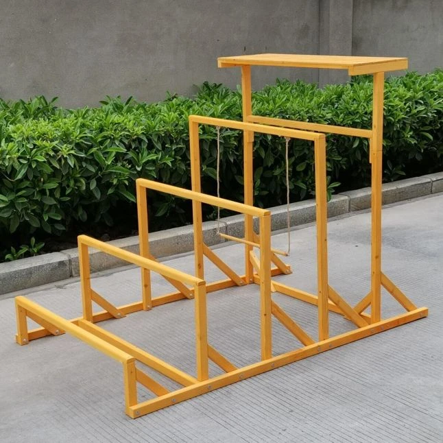 Aire De Jeux En Bois Pour Poule Avec Balançoire 4 Aire De Jeux En Bois Pour Poule Avec Balançoire – Image 2