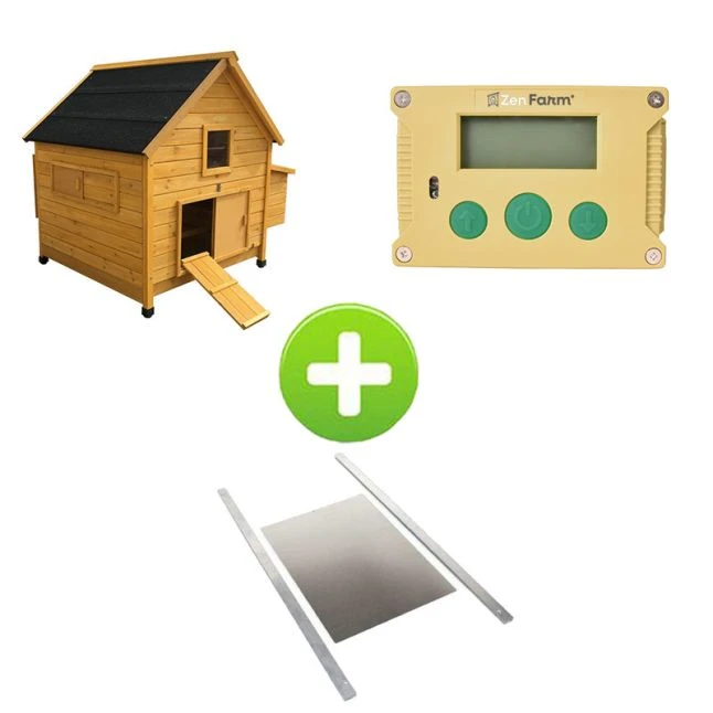 Kit Poulailler Cémani L Noir 4 à 6 Poules Avec Portier Zen Farm Autonome Et Trappe Taille Medium 3 Kit Poulailler Cémani L Noir 4 à 6 Poules Avec Portier Zen Farm Autonome Et Trappe Taille Medium