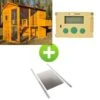 Kit Poulailler Gaulois II 6 à 10 Poules Avec Portier Zen Farm Autonome Et Trappe Taille Medium -Volaille Magasin bundle gauloisii