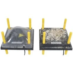 Couvercle De Protection PET Panneau Chauffant Pour Poussin Comfort 30x30cm - Olba -Volaille Magasin capot de protection pour panneaux chauffants 30x30cm vue 3