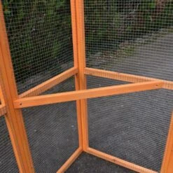 Enclos Grillagé Pour Volailles Bois 200x120cm 12 Enclos Grillagé Pour Volailles Bois 200x120cm -Volaille Magasin enclos grillage bois 200x120 perchoir