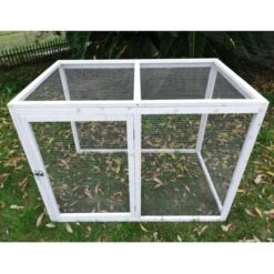 Poulailler Deluxe Rouge Toit Shingle Vert 10 à 12 Poules Avec Extension Parc Grillagé -Volaille Magasin extension parc grillage deluxe 1