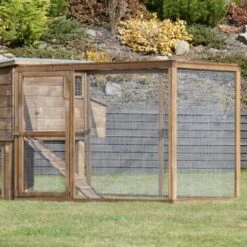 Parc Grillagé Pour Poulailler Houdan XL Sur Pilotis