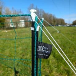 Filet Poule Grande Hauteur Double Pointe 50m X 1,26m - Zen Farm -Volaille Magasin filet poule zen farm 126cm 15m detail etiquette 2