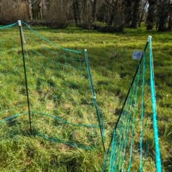 Filet Poule Grande Hauteur Double Pointe 25m X 1,26m - Zen Farm -Volaille Magasin filet poule zen farm 126cm 15m porte ouverte interieur 1