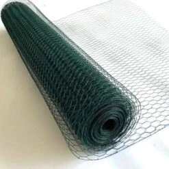 Grillage Poulailler Acier Galvanisé à Chaud Triple Torsion PVC Vert 25m X 1m épaisseur 0,8 Mm - Zen Farm -Volaille Magasin grillage pvc 1m d roul