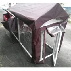 Housse De Protection Pluie Poulailler Deluxe -Volaille Magasin housse protectrice poulailler deluxe ouvertures zippees