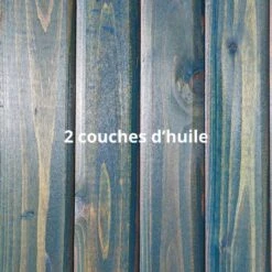 Huile De Lin Poule Novoléo Color Teintée Bleu 1L - Oléobois -Volaille Magasin huile de lin teintee bois exterieur nov oleo 1l couleur bleu 2 couches