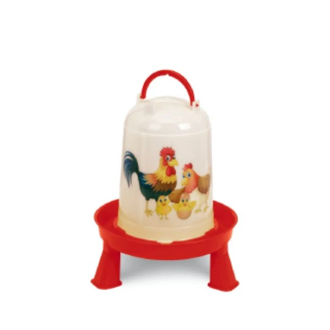 Abreuvoir Poule En Plastique Gamme Eco 5L Happy Range Avec Pieds - Gaun 3 Abreuvoir Poule En Plastique Gamme Eco 5L Happy Range Avec Pieds - Gaun