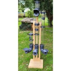 Mangeoire Pour Poule En Plastique Gris Tube Transparent 7kg Prima - Evena -Volaille Magasin img 20240910 wa0004