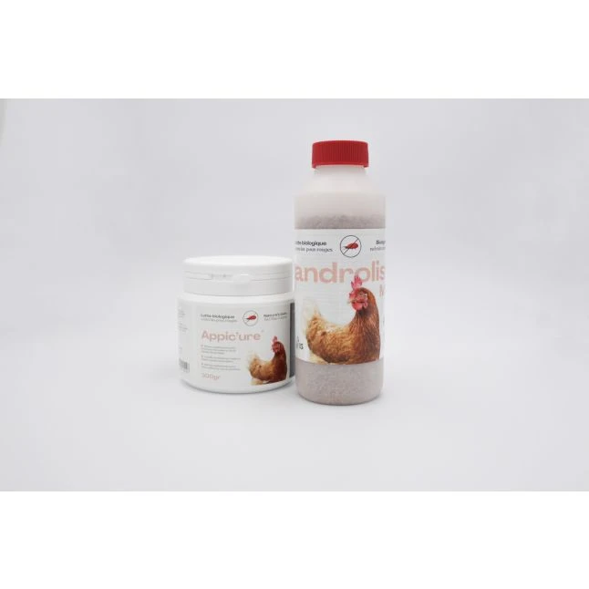 Kit De Cure Préventive Poux Et Parasites Pour Poules Et Volailles En Traitement Digestif