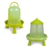Gaun Kit Eco Vert 5/6 Poules Abreuvoir 8L Et Mangeoire 8Kg à Pieds -Volaille Magasin kit poulailler abreuvoir 8l mangeoire 8kg vert gaun