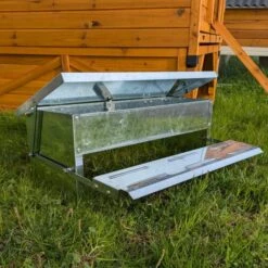 Mangeoire Pour Poule à Pédale En Acier Galvanisé 5kg - Gaun 6 Mangeoire Pour Poule à Pédale En Acier Galvanisé 5kg - Gaun -Volaille Magasin mangeoire a pedale poule gaun ouverte