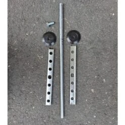 Mangeoire Galva Silo 5Kg + Couvercle -Volaille Magasin mangeoire metal avec couvercle 15kg contenu 1