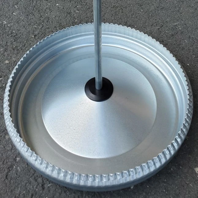 Mangeoire Galva Silo 15Kg + Couvercle 6 Mangeoire Galva Silo 15Kg + Couvercle – Image 4