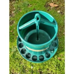 Gaun Mangeoire Poule à Pieds En Plastique Recyclé Eco 8Kg -Volaille Magasin mangeoire poule plastique recycle eco gaun 8kg ouvert