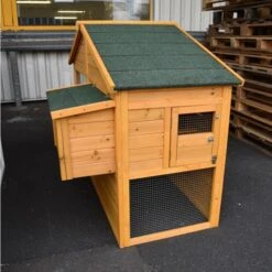 Poulailler Orava Toit Shingle Ouvrant 2 à 4 Poules 23 Poulailler Orava Toit Shingle Ouvrant 2 à 4 Poules -Volaille Magasin orava vue face gauche