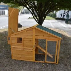 Poulailler Orava Toit Shingle Ouvrant 2 à 4 Poules 39 Poulailler Orava Toit Shingle Ouvrant 2 à 4 Poules -Volaille Magasin orava vue globale ouvertures