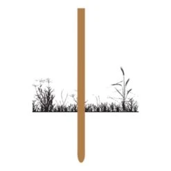 Piquet En Bois De Châtaignier Carré 4x4x200cm Pour Clôture X 9 -Volaille Magasin piquet bois traite longueur 200cm diametre 5cm classe 3 vue 2 1 2