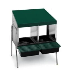 Batterie De Pondoirs Poule 2 Compartiments - Gaun