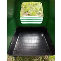 Nid Pondoir Poule En Plastique Avec Cuvette Et Pieds 1 Face - Gaun -Volaille Magasin pondoir plastique 1 nichoir avec pieds gaun interieur gros plan