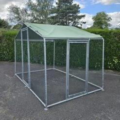 Porte Universelle 1,70x0,75m Pour Enclos Poulailler Parc Grillagé Renforcé -Volaille Magasin porte laterale pour parc a poules cote