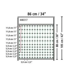 Porte Pour Filet Poule électrifiable Jusqu’à 90 Cm - Kerbl -Volaille Magasin porte pour filet cloture poule kerbl filet 90cm