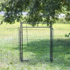 Porte Pour Filet Poule électrifiable Jusqu’à 90 Cm - Kerbl -Volaille Magasin porte pour filet cloture poule kerbl filet 90cm installee