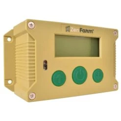 Portier Zen Farm Autonome Poulailler 9 Portier Zen Farm Autonome Poulailler -Volaille Magasin portier automatique poulailler zenfarm vert vue profil