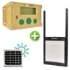 Portier Zen Farm Autonome Solaire Poulailler Et Trappe Autobloquante Taille Unique