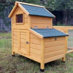 Poulailler Bantam L 1 à 2 Poules Toit Shingle -Volaille Magasin poulailler 1 a 2 poules bois bantam l arriere