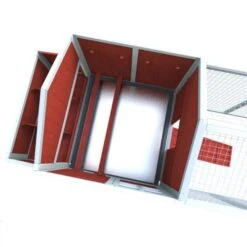 Poulailler Ardennais 6 à 8 Poules Toit Shingle -Volaille Magasin poulailler ardennais toit shingle 6 8 poules vue interieur