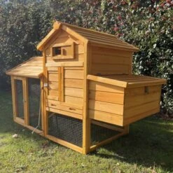 Poulailler Bréda S 1 à 2 Poules Toit Bois -Volaille Magasin poulailler bois breda s soleil