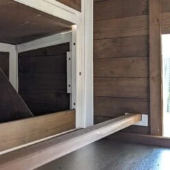 Poulailler Brahma Toit Shingle 6 à 8 Poules Bois FSC 32 Poulailler Brahma Toit Shingle 6 à 8 Poules Bois FSC -Volaille Magasin poulailler brahma vue int rieur 2