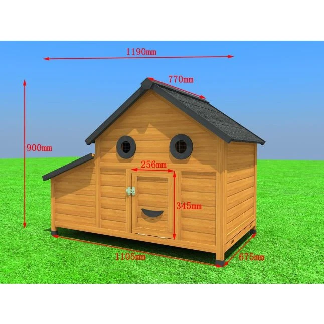 Poulailler Burma 2 à 4 Poules Toit Shingle Ouvrant 8 Poulailler Burma 2 à 4 Poules Toit Shingle Ouvrant – Image 6