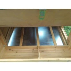 Poulailler Cémani L Toit Shingle Vert 4 à 6 Poules 12 Poulailler Cémani L Toit Shingle Vert 4 à 6 Poules -Volaille Magasin poulailler cemani vue interieur