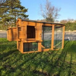 Poulailler Chabo Toit Shingle 2 à 4 Poules 19 Poulailler Chabo Toit Shingle 2 à 4 Poules -Volaille Magasin poulailler chabo vue tout ouvert 1