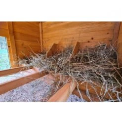 Poulailler Farmer XL Toit En Tôle Ouvrant 6 à 10 Poules Bois FSC -Volaille Magasin poulailler farmer xl toit tole vue interieur