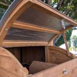 Pondoir Pour Poulailler Finlandais -Volaille Magasin poulailler finlandais toit tole isole 4 a 8 poules interieur pondoir 2